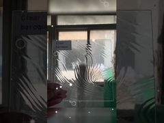 Verre gâché par sécurité de porte d'entrée avec la résistance du feu vif