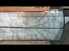 Panneaux de verre au plomb pour portes françaises décoratives