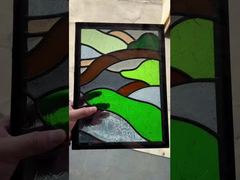 Insert de verre personnalisé pour porte d'entrée pour portes en fibre de verre et en acier – Options givré/trempé