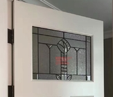 7.5MM Ecorative Glass For Internal Doors Molten Triple Pane Sliding Windows