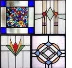 2.54MM Decorative Leaded Stained Leaded Glass Windows Architecture Decoration 2M