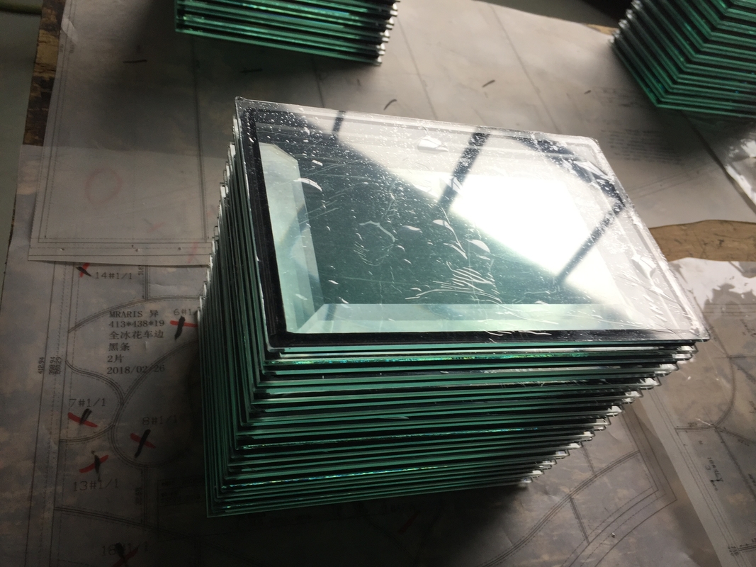 Office Beveled 300 X 200MM Sealed Double Pane Glass Units 12A 5MM