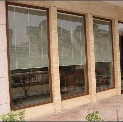 Abat-jour de porte d'extérieur de vitrail de séparation de bureau à l'intérieur de 2.54CM 1.2M