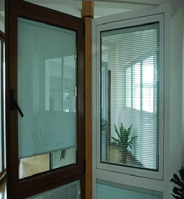 Porte extérieure en verre interne horizontale de 22 x de 36in Mini Blinds For Windows Between